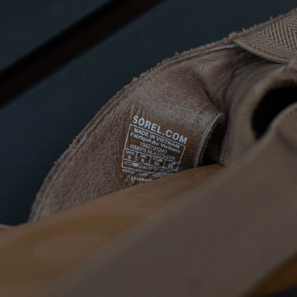 Sorel Ella II Sandals Womens US 8 Strappy Slip On Flats Metallic Ash Brown - Picture 13 of 16